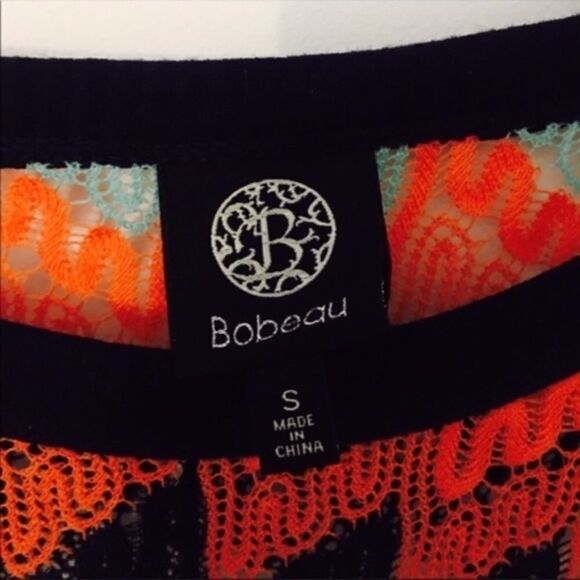 Bobeau SZ S Oversized crochet top - Picture 3 of 4